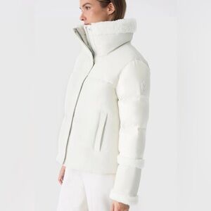 Mackage LYNDANA Cream Puffer Winter Jacket